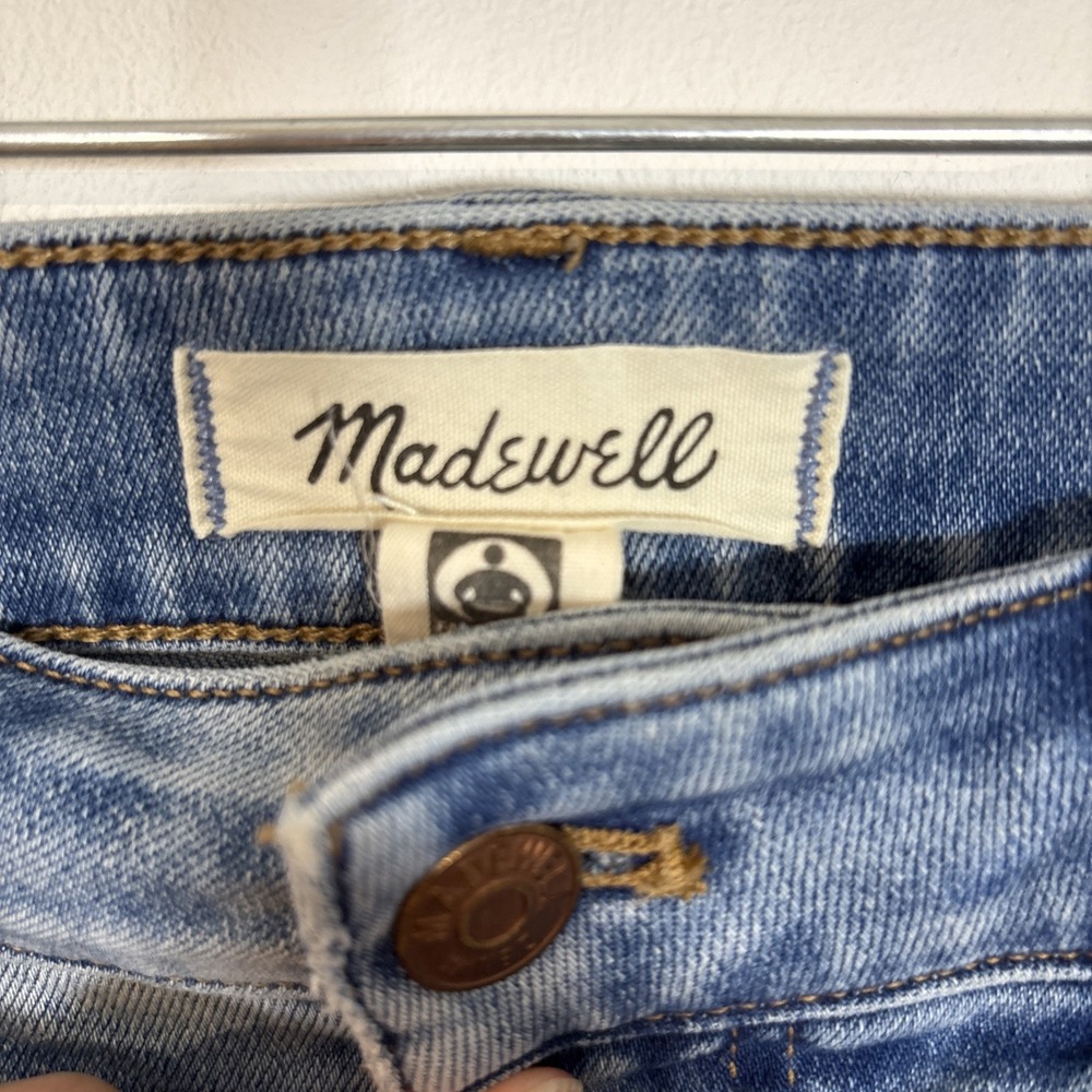 Madewell Curvy Roadtripper High Waist Skinny Jeans Light Wash Blue 28 Stretch - Picture 4 of 9